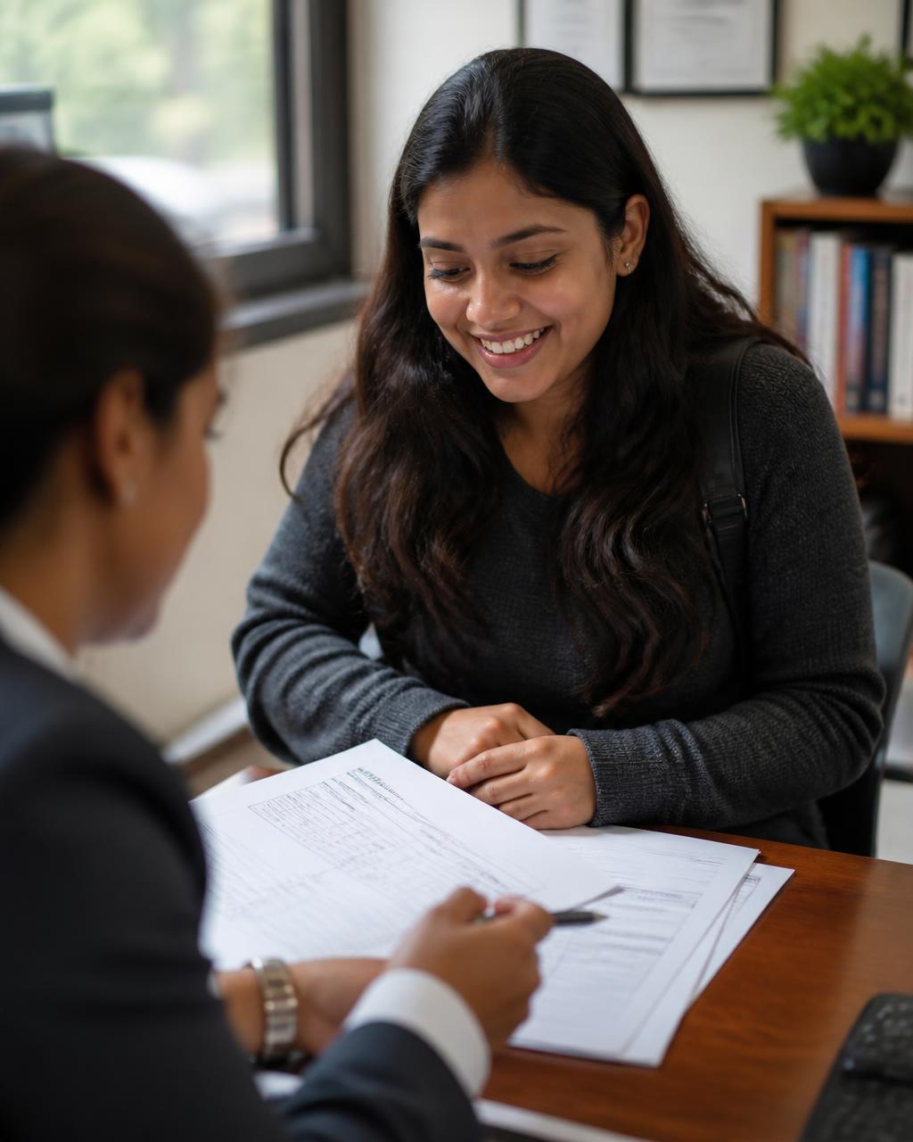 AREC student attending an online counselling session